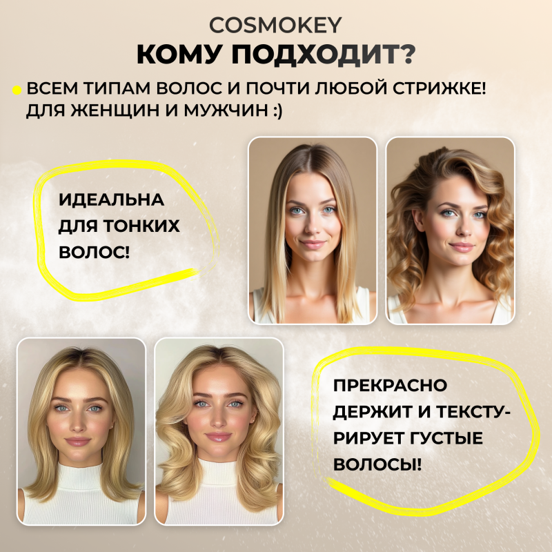 Спрей-пудра для матирования и придания объема волосам, 4 г